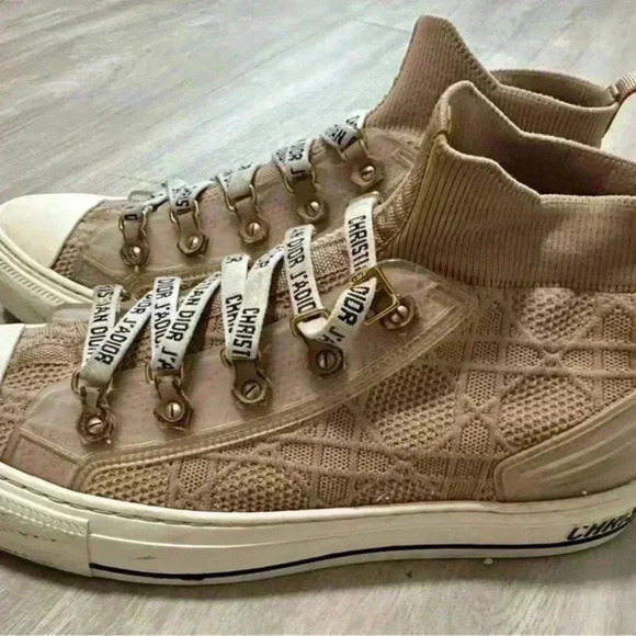 Dior WALK'N'DIOR SNEAKER Nude Cannage Technical Mesh size 40 - Picture 3 of 9